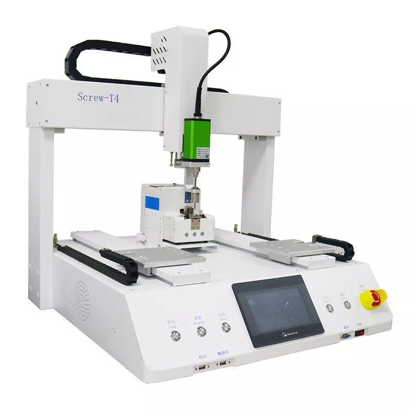 Single head dual platform screw machine